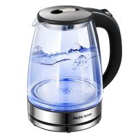 奥克斯玻璃加热电热水壶烧水器全自动透明家用煲水煮茶小迷小型煲