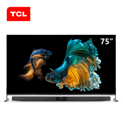 TCL 75X9 75英寸电视 全面屏 QLED量子点 ONKYO音响 全场景人工智能 8K量子点 线下同款