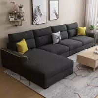 符象布艺北欧沙发小户型客厅沙发现代欧式转角拆洗布艺沙发