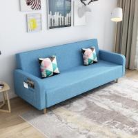 简约现代沙发床小户型符象布艺沙发懒人折叠两用单人双人客厅出租房用
