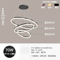 复式楼客厅大吊灯符象现代简约轻奢别墅楼梯灯具创意个性艺术 灯饰