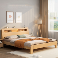 符象床现代简约1.5米主卧双人床1.8家用北欧经济型出租屋单人床架