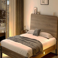 符象现代简约1.8米出租房双人床主卧1.5米家用经济型单人床床架