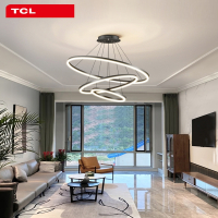 TCL灯具轻奢圆环形客厅吊灯 简约现代大气复式楼梯餐厅灯
