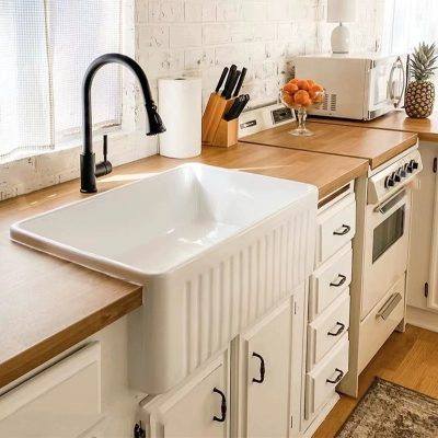 符象厨房陶瓷水槽洗碗盆大洗菜盆开放式橱柜