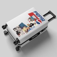 行李箱女学生韩版密码拉杆箱旅行箱箱子高颜值潮流大容量卡通|K-百事可乐-白 22寸(出差用)