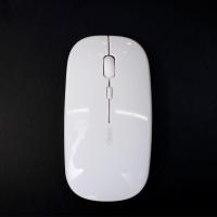 无线充电鼠标新款手机平板蓝牙鼠标静音笔记本台式电脑鼠标 钢琴白