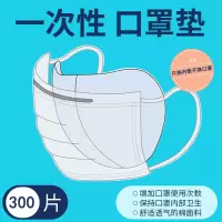 一次性口罩垫片无纺布口罩套口罩垫成人通用防护口罩垫防尘防雾霾