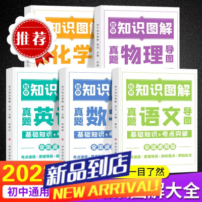 初中知识图解语文数学英语物理化学基础知识手册专项训练考点突破