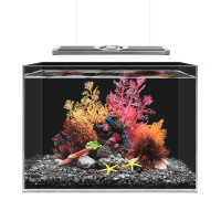 鱼缸水族箱造景装饰套餐仿真水草缸金鱼缸布景摆件懒人假山珊瑚景