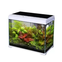免换水生态鱼缸超白玻璃热带小鱼缸 客厅小型家用智能水族箱