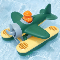 儿童浴室戏水洗澡玩具游泳水上飞机直升机潜艇宝宝沙滩玩具工程车