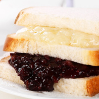 紫米5袋 黑米奶酪三层夹心蛋糕早餐零食小点心食品整箱
