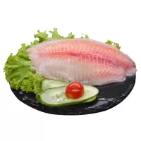 160g*5 鲷鱼片 鲷鱼片刺身罗非鱼片水产海鲜生鱼片冷冻生鲜