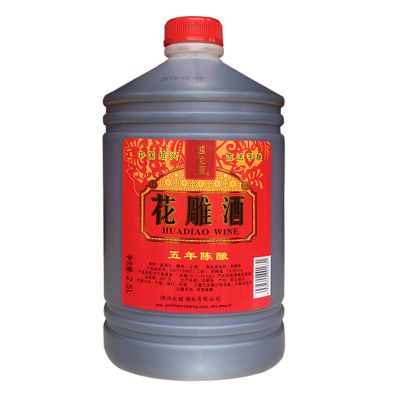 赛卡伊 黄酒 黄酒5斤五年陈花雕酒手工酿自饮炒菜料酒泡阿胶