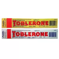 瑞士进口零食Toblerone瑞士三角巧克力牛奶巧克力/白巧克力100g*6