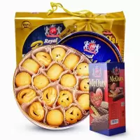 [马来西亚]GPR饼干油曲奇饼干652g零食特产小吃圆罐整箱礼盒