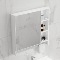 太空铝挂墙式浴室镜柜浴室柜组合邦可臣卫生间储物箱镜子收纳盒单独镜箱