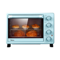 美的电烤箱家用烘焙小型烤箱多功能全自动蛋糕专业大容量PT2531 黑色