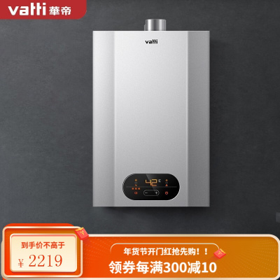 华帝(VATTI)13升燃气热水器 家用即热式热水器 省气节能恒温 超低水压启动 i12050-13