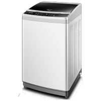 Royalstar/荣事达 8kg 公斤全自动 波轮洗衣机大容量 透明灰