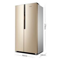 AUX/奥克斯502L/升冰箱双开门对开门电冰箱家用纤薄风冷无霜
