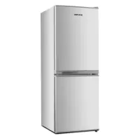 奥克斯 (AUX) 双门冰箱家用电冰箱两门小型双开门冰箱 节能保鲜冰箱 银色