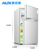 奥克斯 75升双两门小型冰箱冷藏冷冻电冰箱小型家用节能