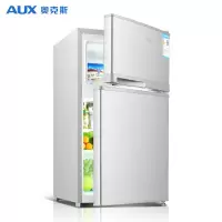 奥克斯(AUX) 75升家用双两门小型冰箱冷藏冷冻电冰箱小型宿舍节能迷你冰箱