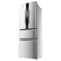 奥克斯299L冰箱家用四开门节能对开三门大容量超薄法式电冰箱