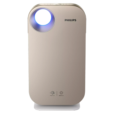 飞利浦(PHILIPS)空气净化器一体机净化器家用除PM2.5过敏原细菌智能控制 金色