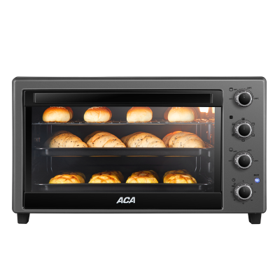 ACA北美电器大型电烤箱家用烘焙多功能全自动商用智能60升大烤箱 灰色
