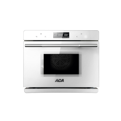 ACA北美电器蒸烤箱家用台式蒸汽电烤箱一体机家用智能多功能40L 白色