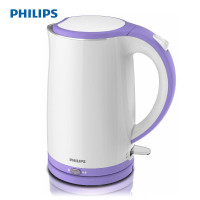 Philips/飞利浦 HD9356电水壶家用304不锈钢自动断电带保温1.7升 HD9312带保温 不带水位线 白紫色