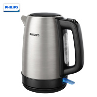 Philips/飞利浦 HD9356电水壶家用304不锈钢自动断电带保温1.7升 HD9350不带保温 带水位线 金属银
