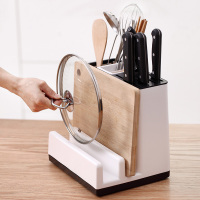 艺可恩多功能砧板一体厨房用品收纳置物架放菜板筷子锅盖刀具的盒子