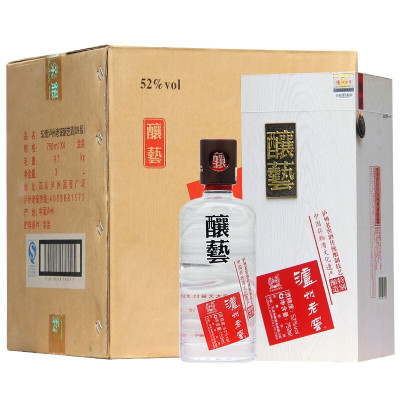 [MN]泸州老窖酿艺2009版 52度浓香型 750ml *4瓶整箱 高端系列酒[2010年老酒]