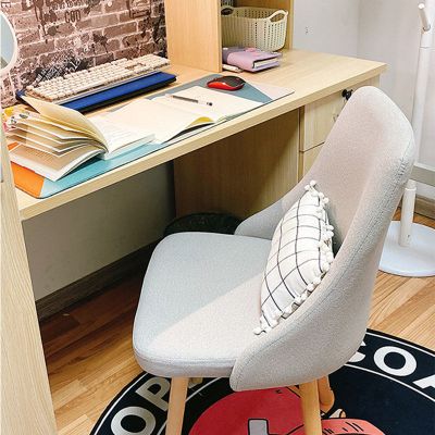 家用网红化妆电脑椅靠背少女心卧室学习办公舒适旋转餐椅简约凳子