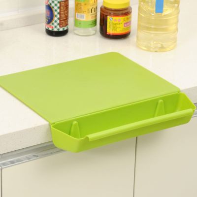 创意厨房带菜槽切水果垫板塑料板刀板案板防滑粘板砧板面板切菜板
