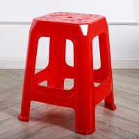 塑料凳子加厚家用熟胶餐桌椅胶椅子方凳客厅高凳成人凳子防滑板凳