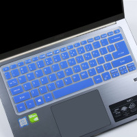 适用于宏碁acer新蜂鸟fun2020 14寸十代i5笔记本电脑键盘保护膜垫|半透蓝色-买1送1