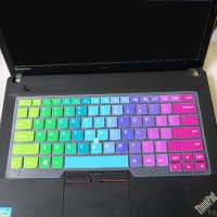 联想thinkpade445e450e430e430ce435l430s430笔记本键盘保护膜14英寸电脑|半透彩虹()