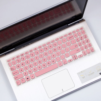 键盘保护膜适用于15.6寸华硕vivobook15s笔记本顽石六代fl8700f|半透粉色[买1送1]