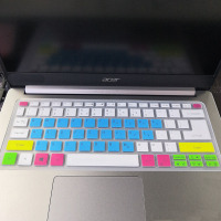 14寸宏碁蜂鸟swift3 sf314-56 56g笔记本电脑键盘保护贴膜防尘垫|五彩蓝()