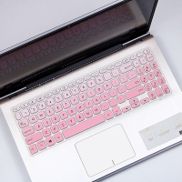 键盘保护膜适用于15.6寸华硕vivobook15s笔记本顽石六代fl8700f|渐变粉色[买1送1]