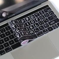 适用于mac pro键盘贴纸苹果笔记本贴膜macbookair按键贴半透光|小黑板键盘膜盖的备注电脑型号