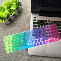 15.6寸hp笔记本电脑键盘防尘保护膜光暗影精灵1 2代pro畅游人|彩虹色(备注电脑机型)