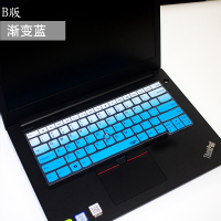 联想thinkpads22018款news3笔记本键盘保护膜t480r480翼14480e480490贴e4|渐变蓝