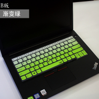 联想thinkpads22018款news3笔记本键盘保护膜t480r480翼14480e480490贴e4|渐变绿