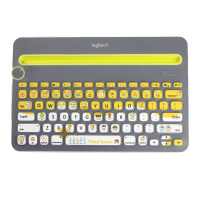 罗技专用 k380 k480 台式机键盘保护膜 无线 笔记本蓝牙膜贴罩套|(全覆盖版本)K480-饮料键盘膜